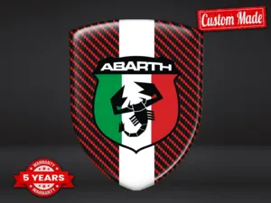 Fiat Abarth Emblemas Auto Personalizados Pro Máximo Diseño Estiloso